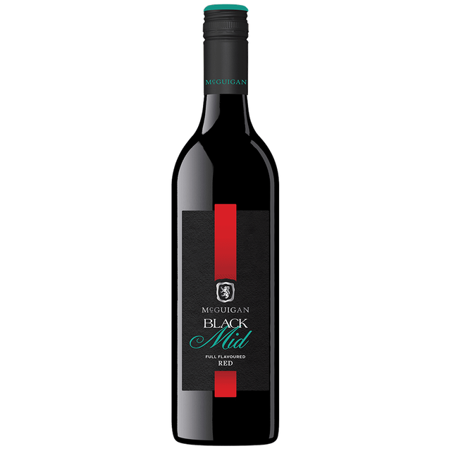 750 ml wine bottle McGuigan Black Label Mid Red image number null